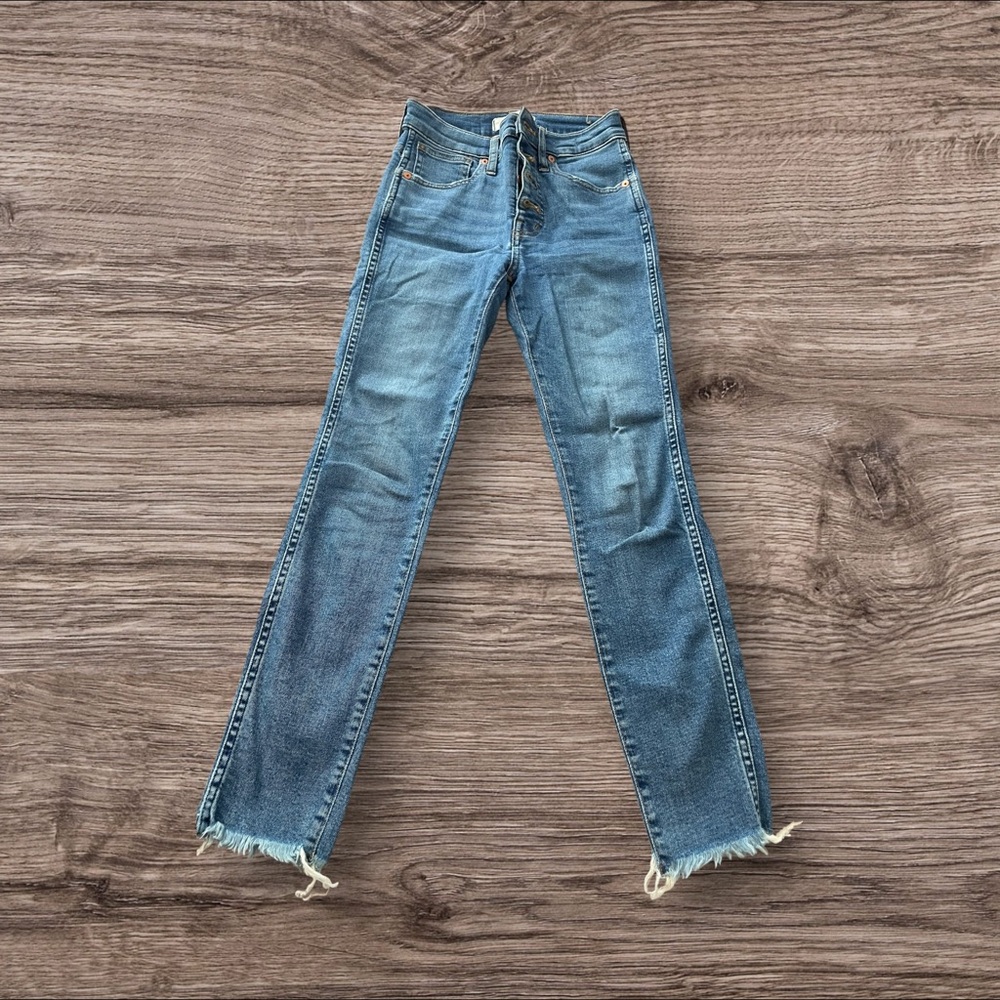 Madewell Women's Skinny Jeans - Light Blue